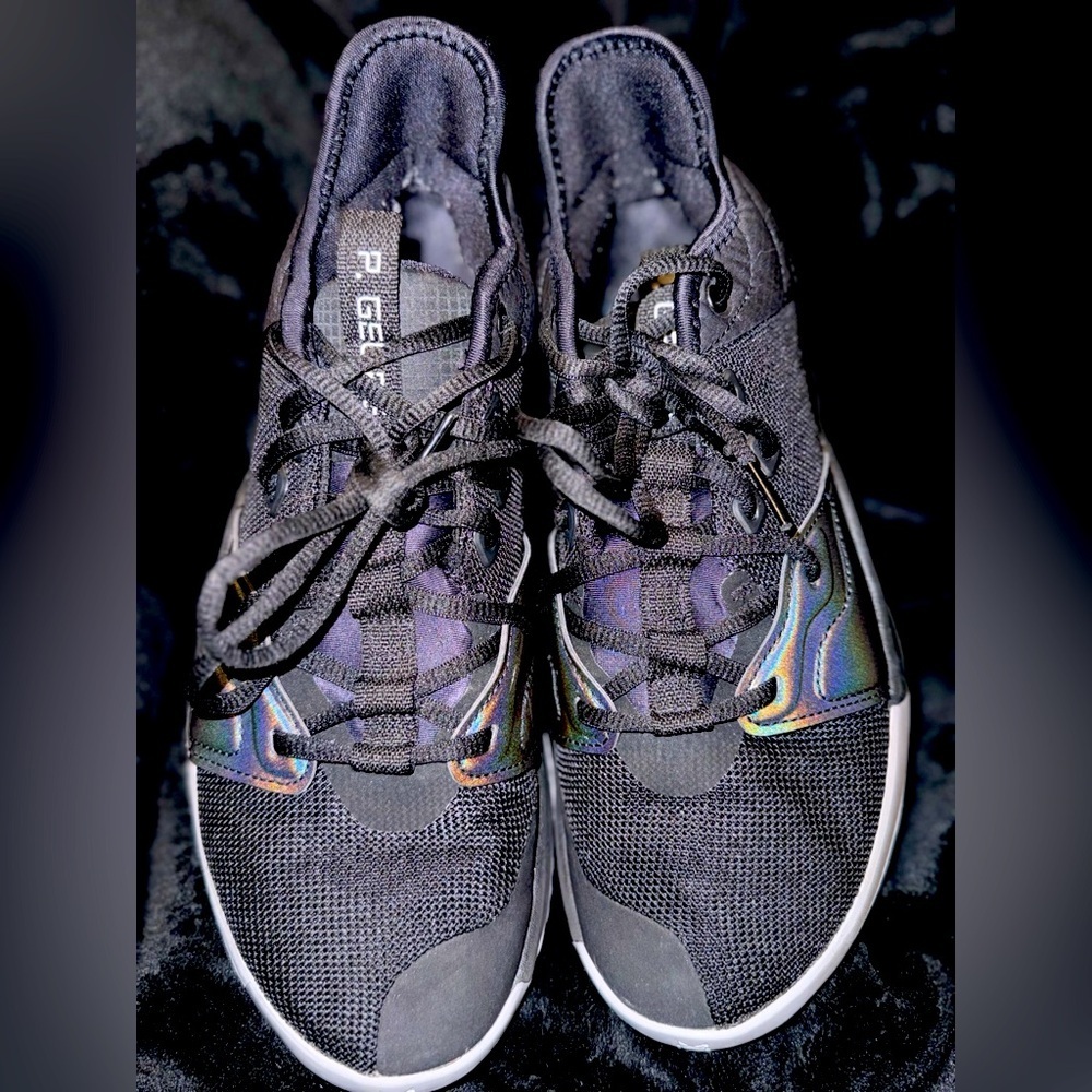 Nike PG 3 Shoe - Black/Gray Black Iridescent Sneakers Paul George